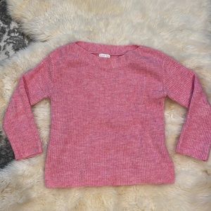 Soft Pink Boatneck Sweater size Medium